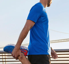 Men Tops | HOKA ONE ONE Performance Short Sleeve Imperial Blue