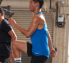 Men Tops | HOKA ONE ONE Performance Tank Imperial Blue