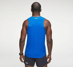 Men Tops | HOKA ONE ONE Performance Tank Imperial Blue