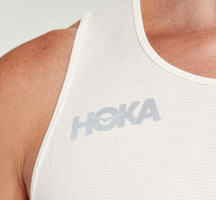 Men Tops | HOKA ONE ONE Singlet White