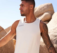 Men Tops | HOKA ONE ONE Singlet White
