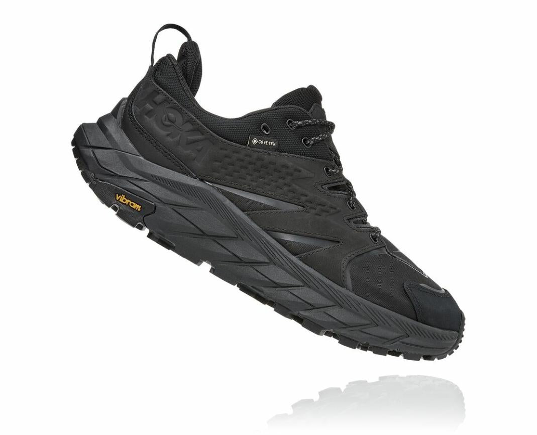 Men Trail Running | HOKA ONE ONE Anacapa Low GORE-TEX Black / Black