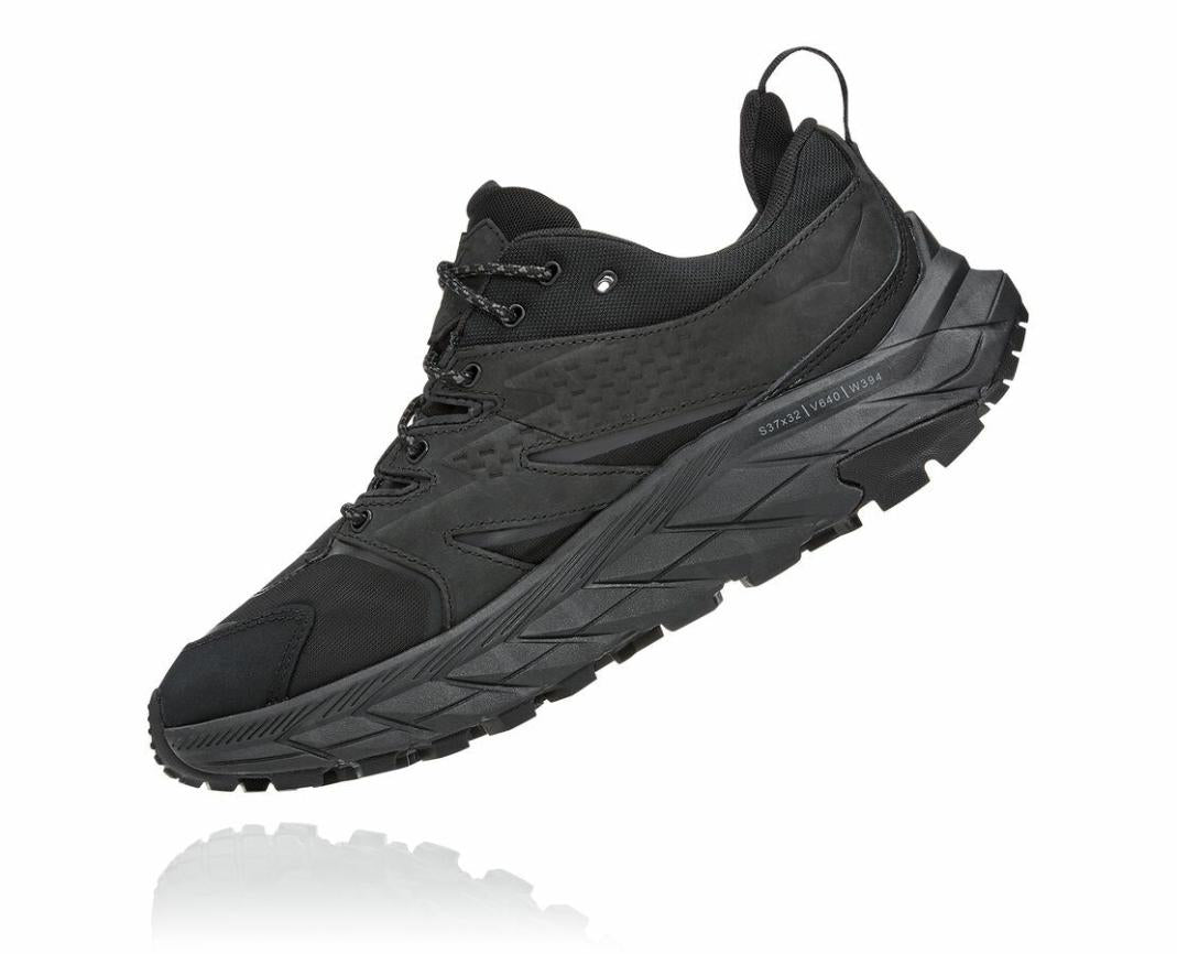 Men Trail Running | HOKA ONE ONE Anacapa Low GORE-TEX Black / Black