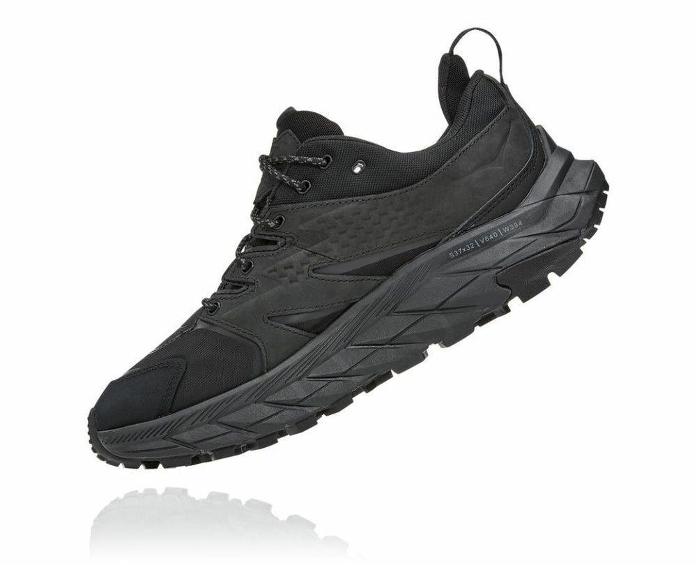 Men Trail Running | HOKA ONE ONE Anacapa Low GORE-TEX Black / Black