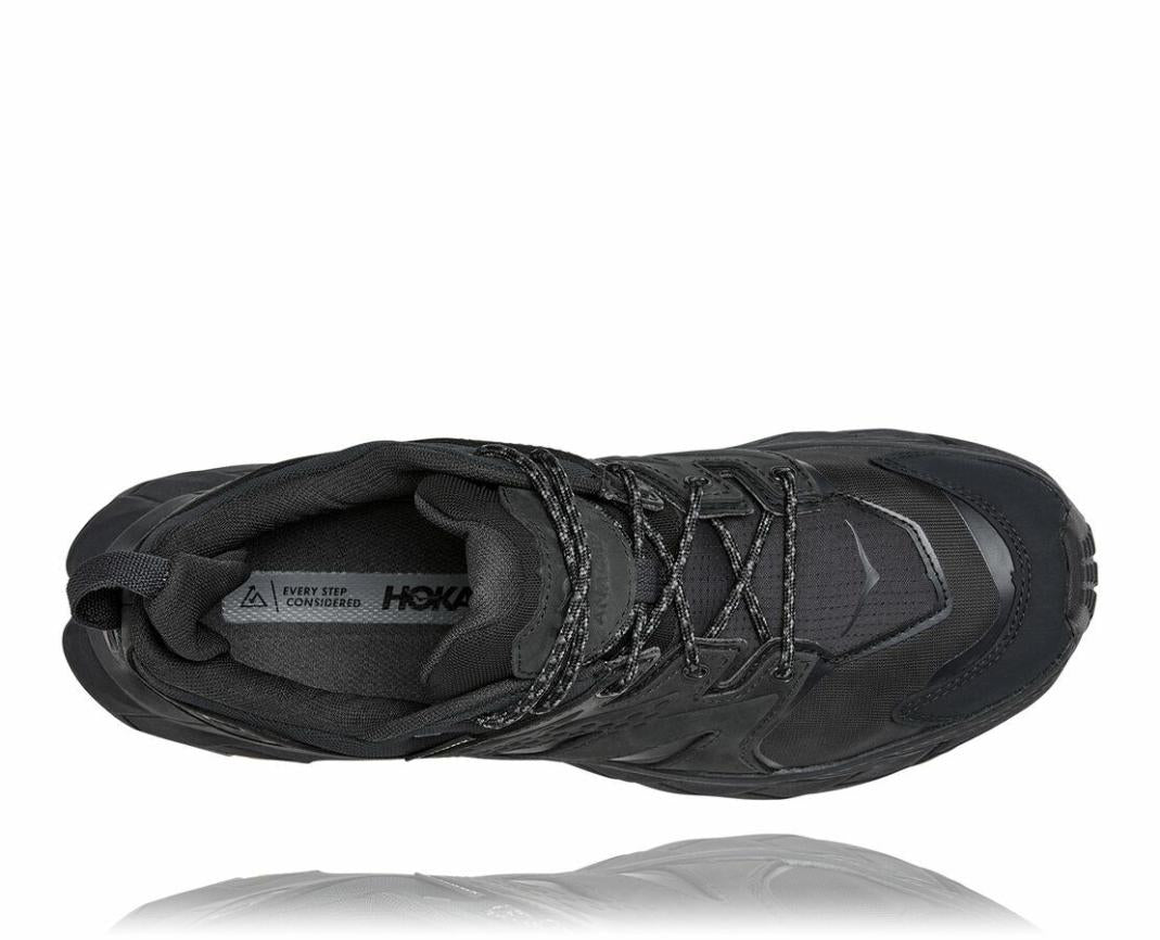 Men Trail Running | HOKA ONE ONE Anacapa Low GORE-TEX Black / Black