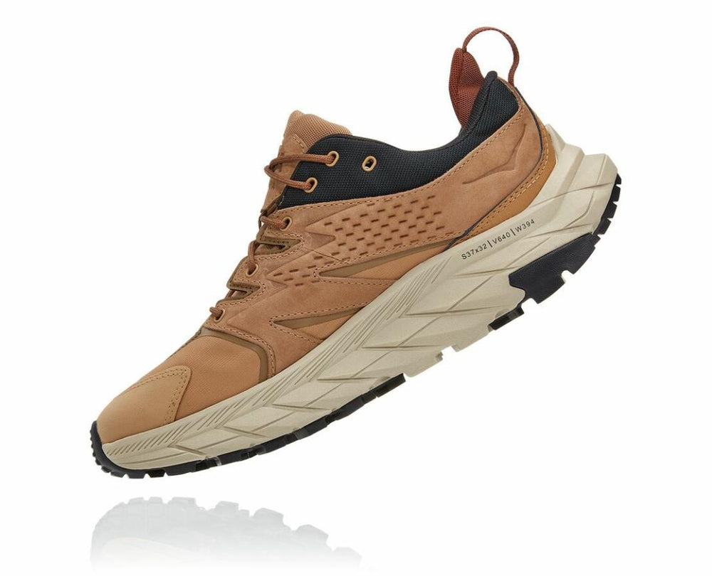 Men Trail Running | HOKA ONE ONE Anacapa Low GORE-TEX Tiger's Eye / Black