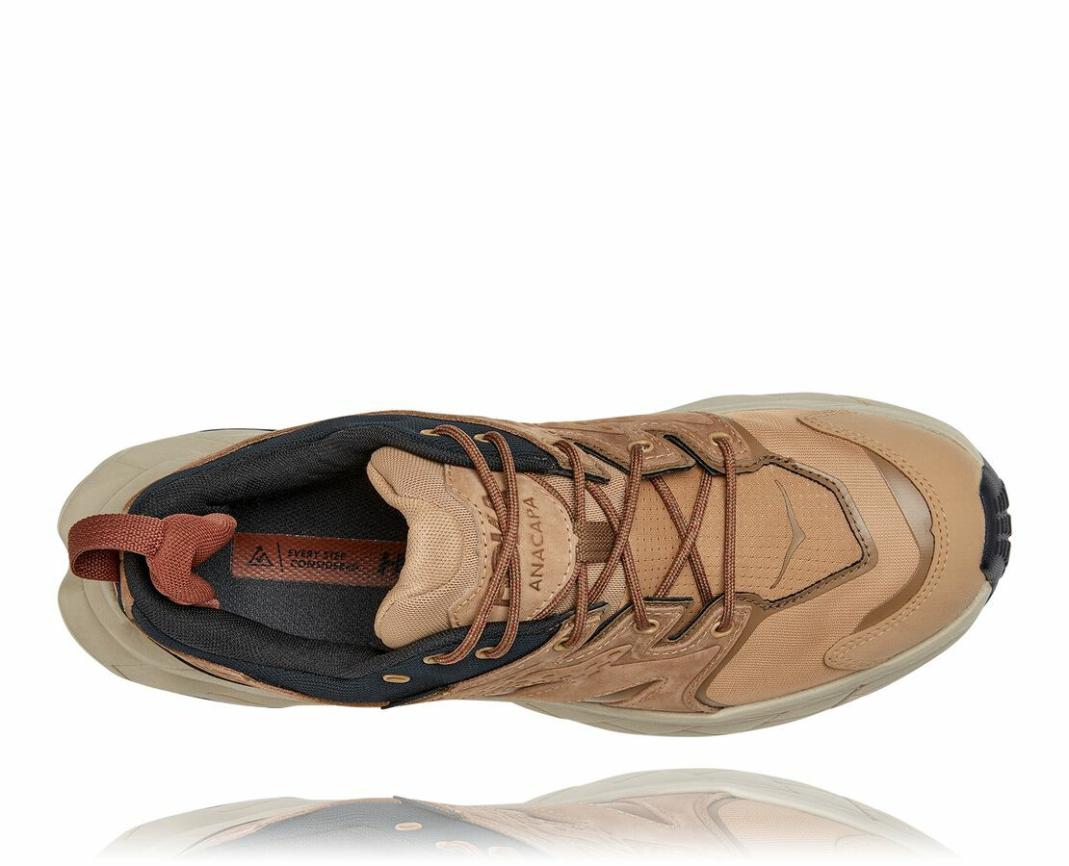 Men Trail Running | HOKA ONE ONE Anacapa Low GORE-TEX Tiger's Eye / Black
