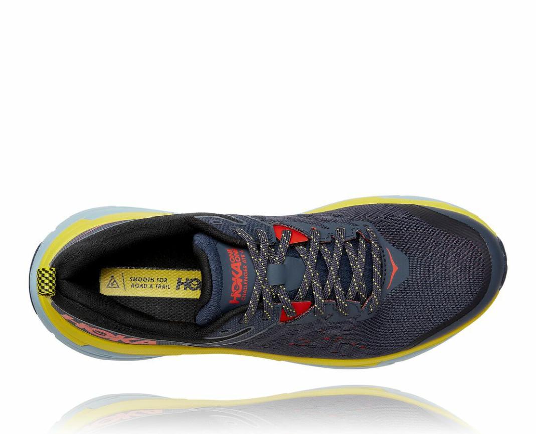 Men Trail Running | HOKA ONE ONE Challenger ATR 6 Ombre Blue / Green Sheen