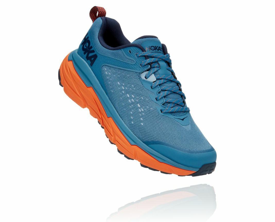 Men Trail Running | HOKA ONE ONE Challenger ATR 6 Provincial Blue / Carrot