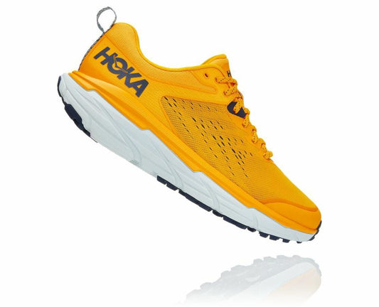 Men Trail Running | HOKA ONE ONE Challenger ATR 6 Saffron / Morning Mist