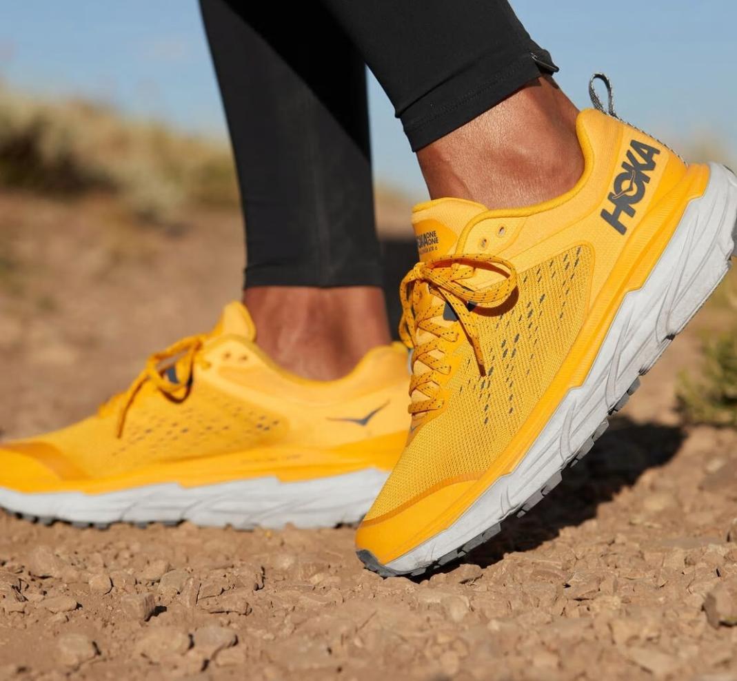 Men Trail Running | HOKA ONE ONE Challenger ATR 6 Saffron / Morning Mist