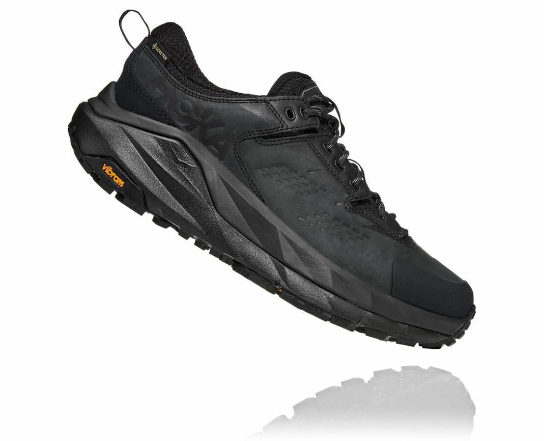 Men Trail Running | HOKA ONE ONE Kaha Low GORE-TEX Black / Charcoal Gray