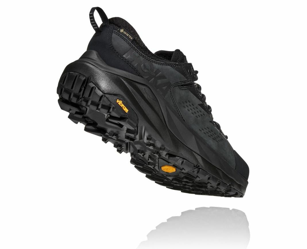 Men Trail Running | HOKA ONE ONE Kaha Low GORE-TEX Black / Charcoal Gray