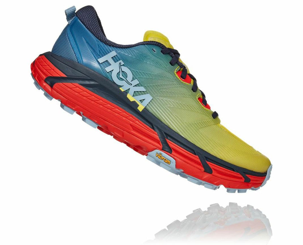 Men Trail Running | HOKA ONE ONE Mafate Speed 3 Provincial Blue / Fiesta