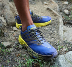 Men Trail Running | HOKA ONE ONE Speedgoat 4 Black Iris / Evening Primrose