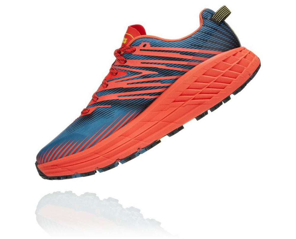Men Trail Running | HOKA ONE ONE Speedgoat 4 Fiesta / Provincial Blue