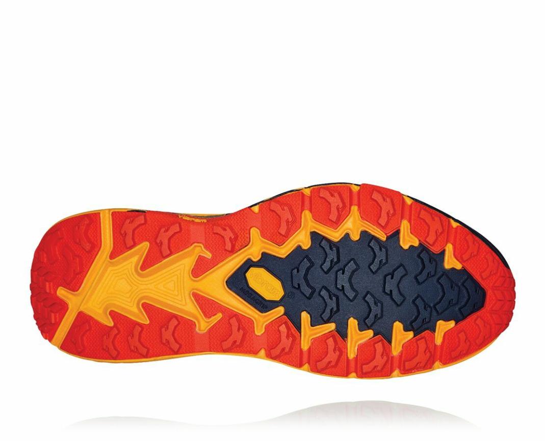 Men Trail Running | HOKA ONE ONE Speedgoat 4 Gold Fusion / Black Iris