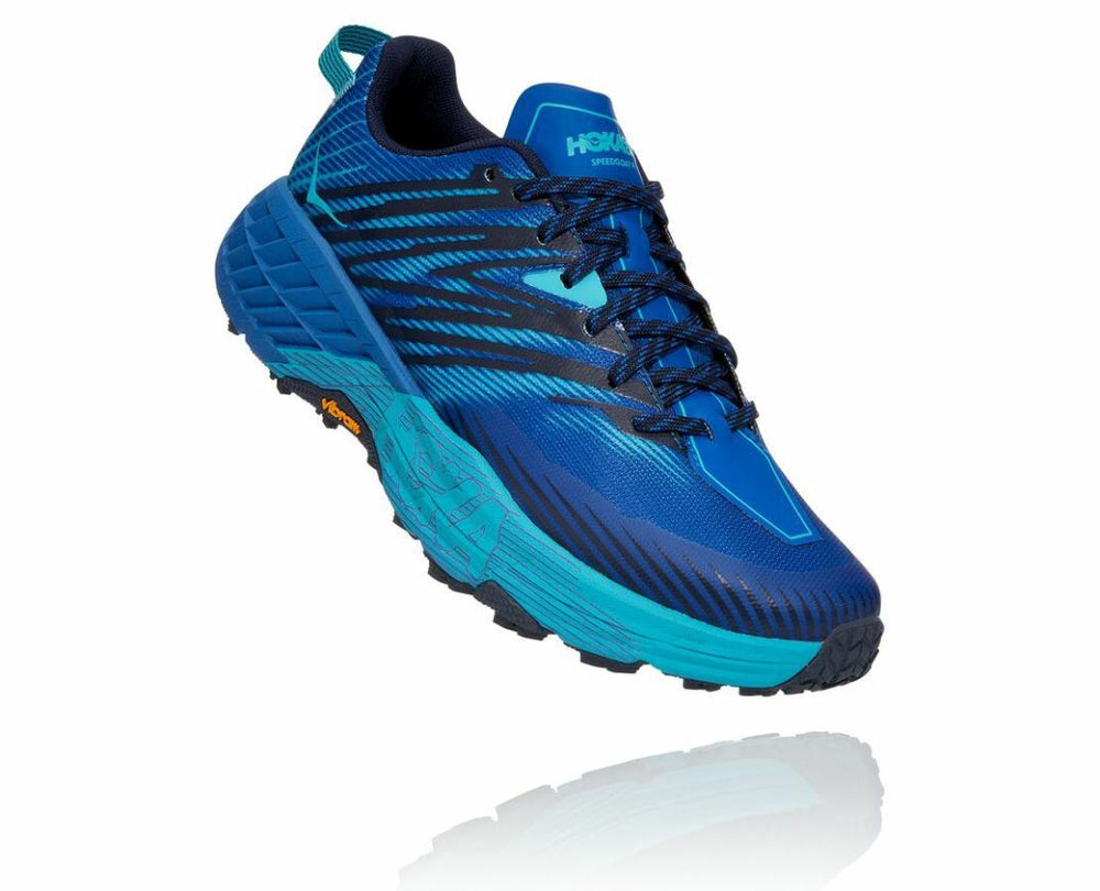 Men Trail Running | HOKA ONE ONE Speedgoat 4 Turkish Sea / Scuba Blue