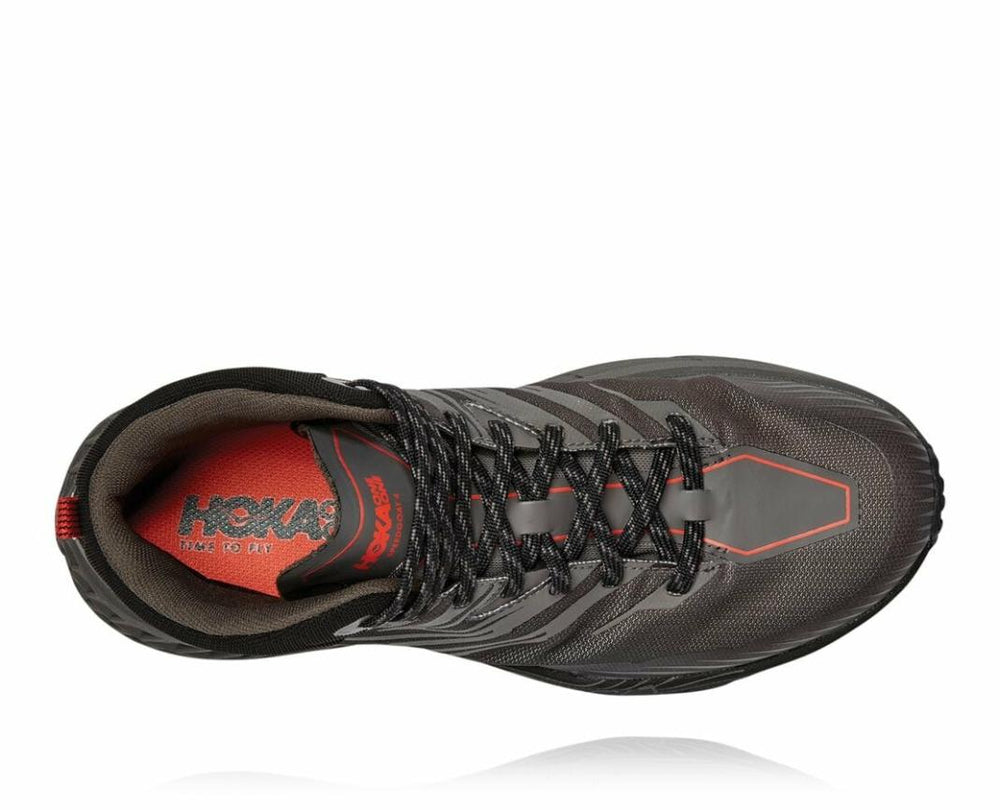 Men Trail Running | HOKA ONE ONE Speedgoat Mid GORE-TEX 2 Anthracite / Dark Gull Grey