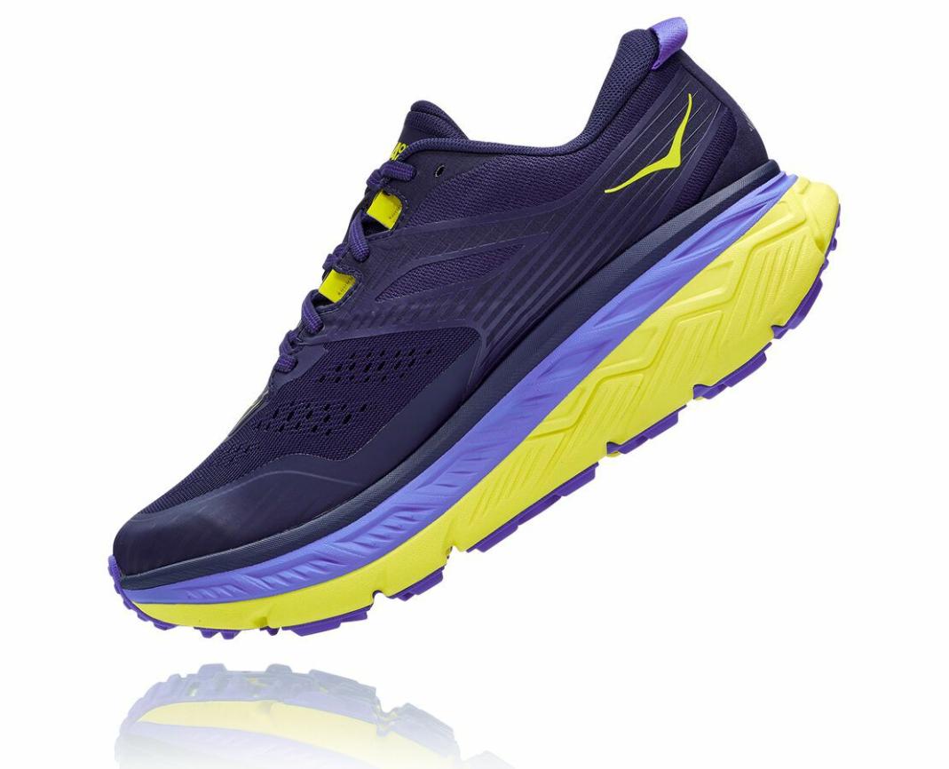 Men Trail Running | HOKA ONE ONE Stinson Atr 6 Black Iris / Evening Primrose
