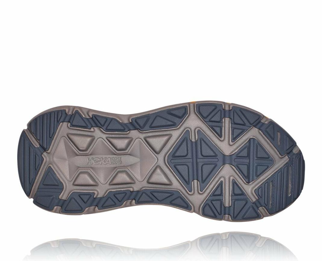 Men Trail Running | HOKA ONE ONE Stinson Atr 6 Frost Gray / Bright Marigold