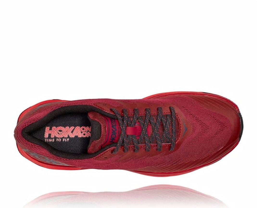 Men Trail Running | HOKA ONE ONE Torrent 2 Cordovan / High Risk Red