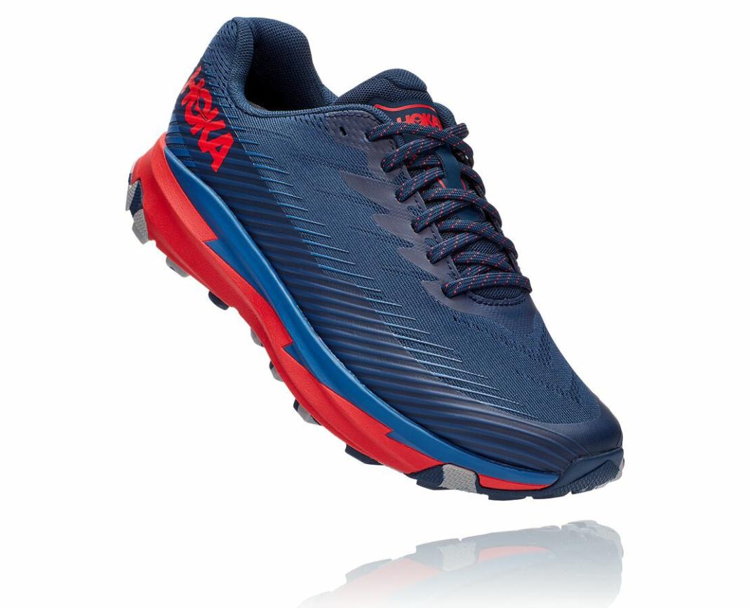 Men Trail Running | HOKA ONE ONE Torrent 2 Moonlit Ocean / High Risk Red