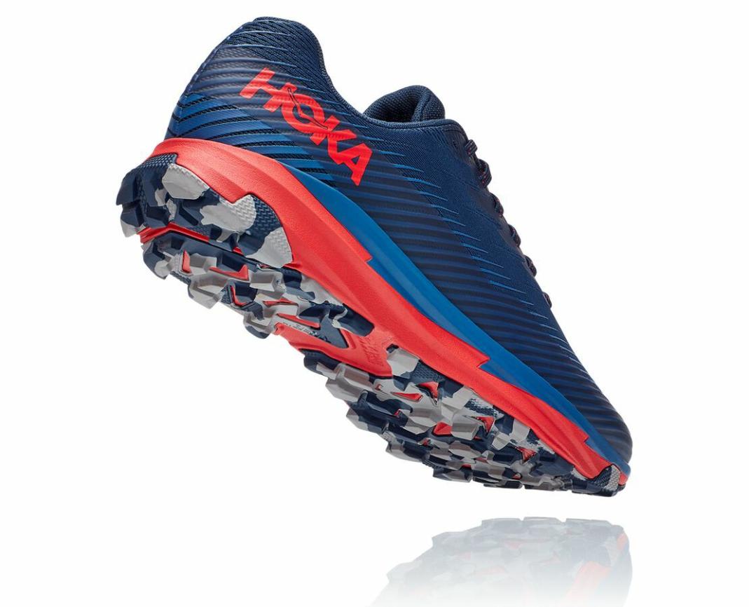 Men Trail Running | HOKA ONE ONE Torrent 2 Moonlit Ocean / High Risk Red