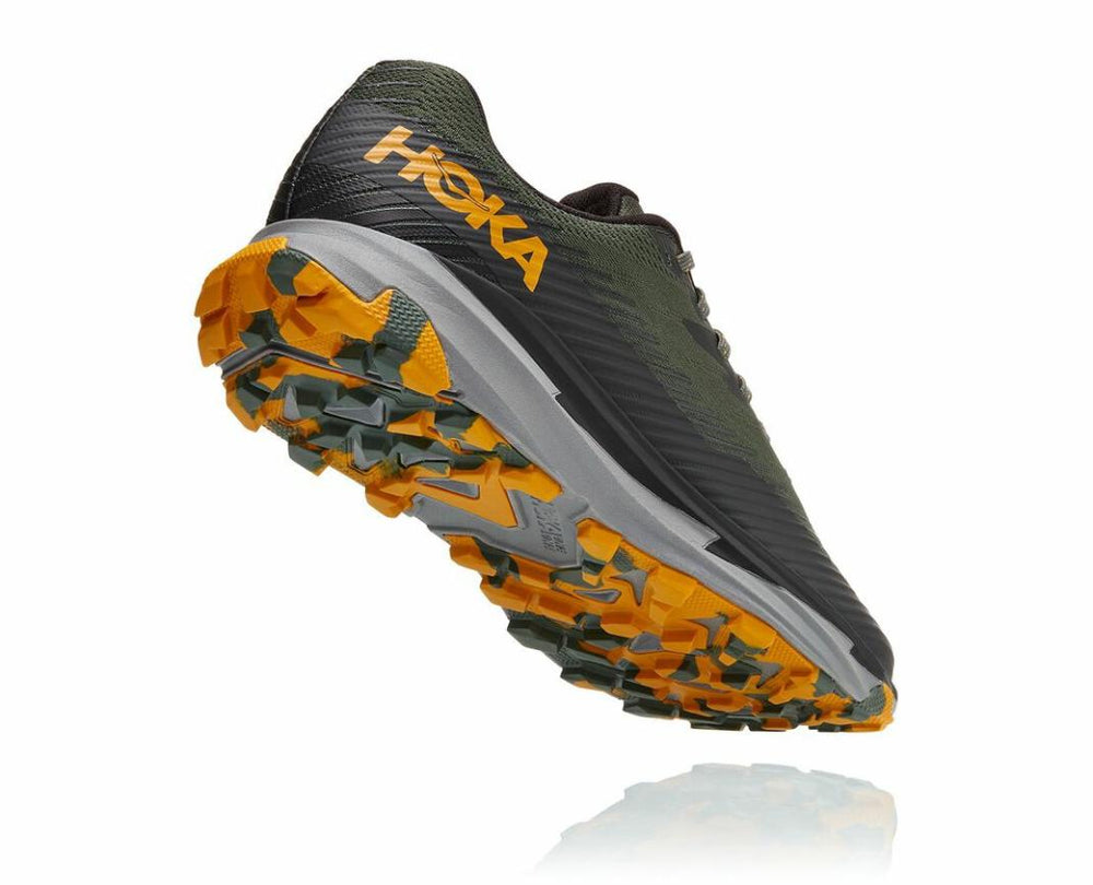 Men Trail Running | HOKA ONE ONE Torrent 2 Thyme / Golden Yellow