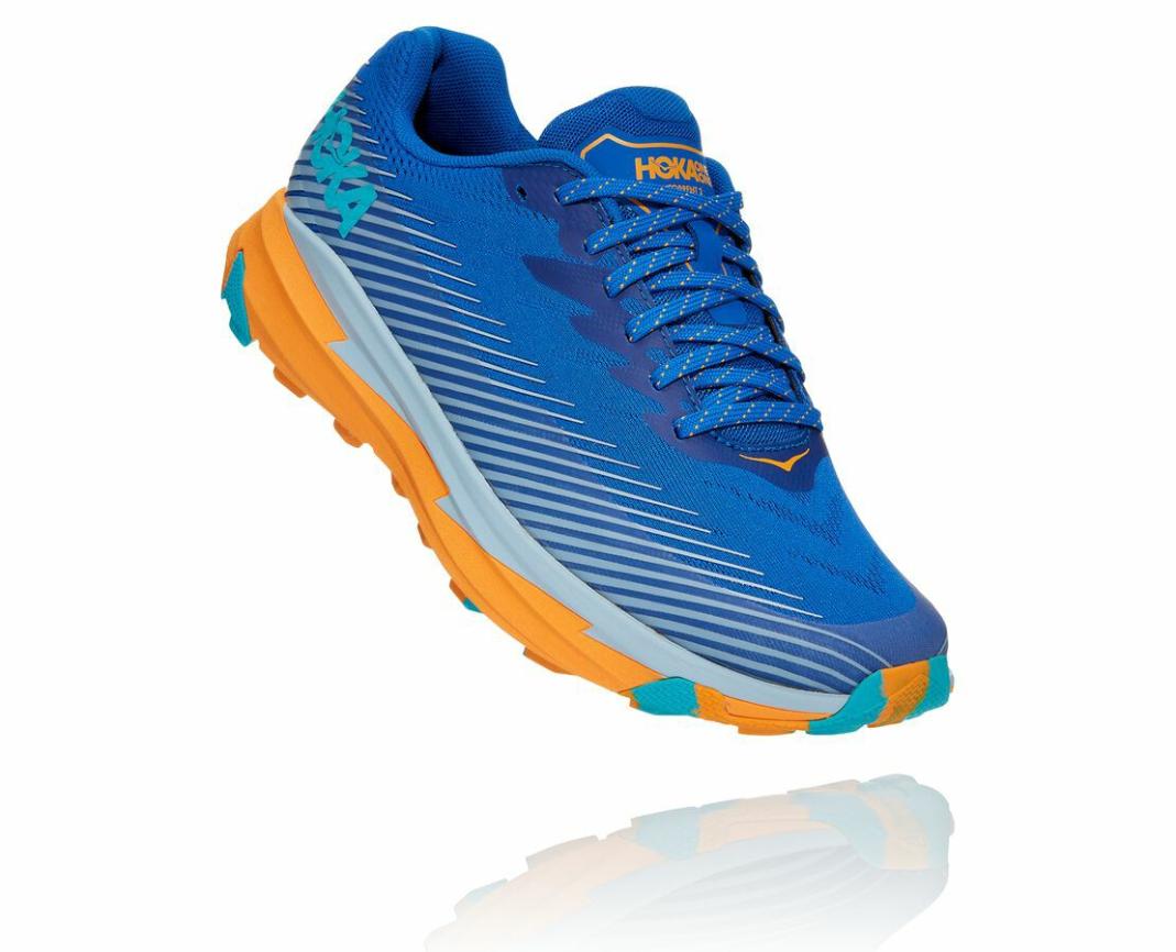 Men Trail Running | HOKA ONE ONE Torrent 2 Turkish Sea / Saffron