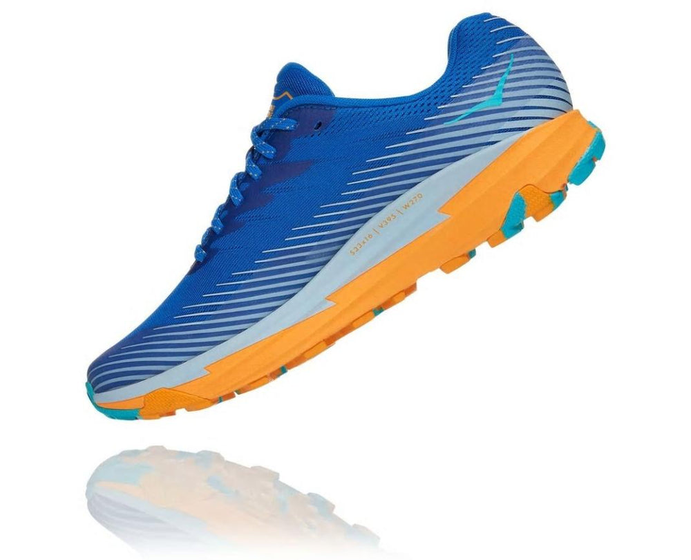 Men Trail Running | HOKA ONE ONE Torrent 2 Turkish Sea / Saffron