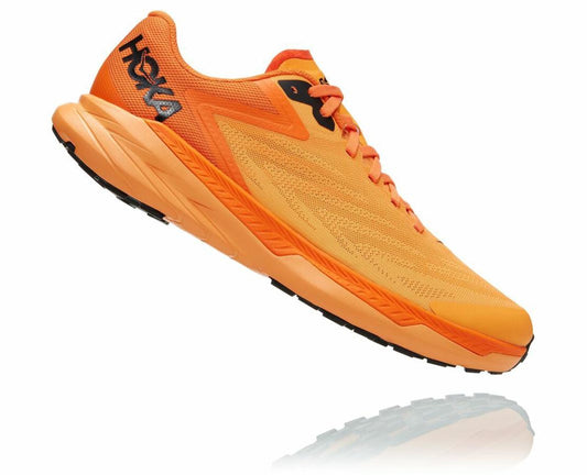 Men Trail Running | HOKA ONE ONE Zinal Blazing Orange / Persimmon Orange