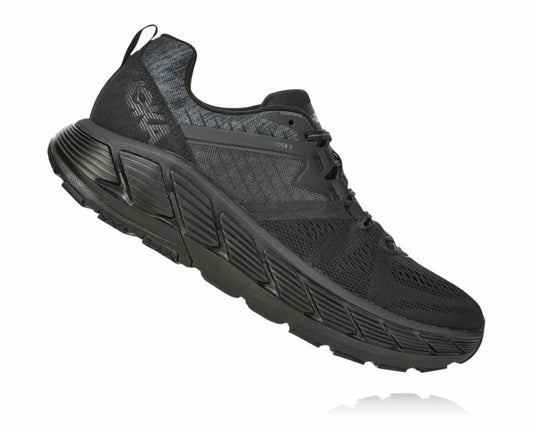 Men Walking | HOKA ONE ONE Gaviota 2 Black / Dark Shadow