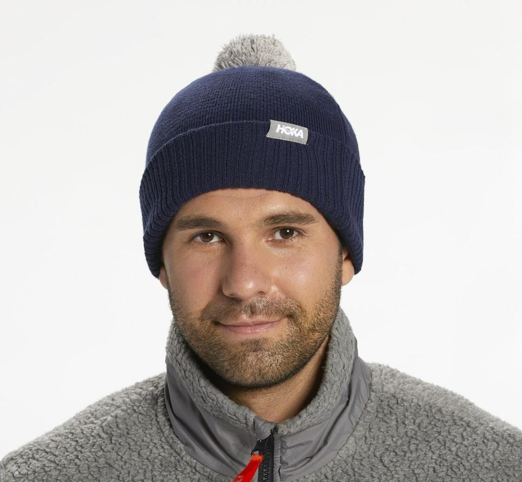 Men/Women Accessories | HOKA ONE ONE All Gender Pom Beanie Moonlit Ocean