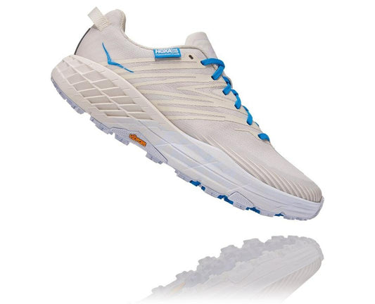 Men/Women Lifestyle | HOKA ONE ONE All Gender Hoka X Tint Speedgoat 4 Marshmallow / Cyan Blue