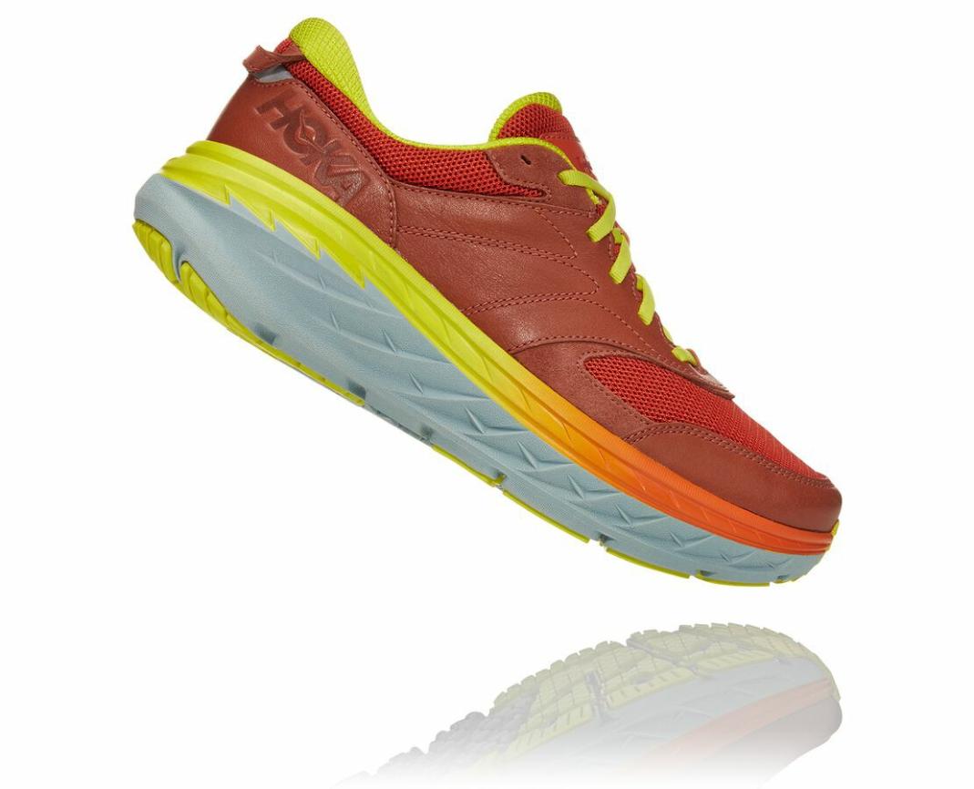 Men/Women Road Running | HOKA ONE ONE All Gender Bondi L Auburn / Chili