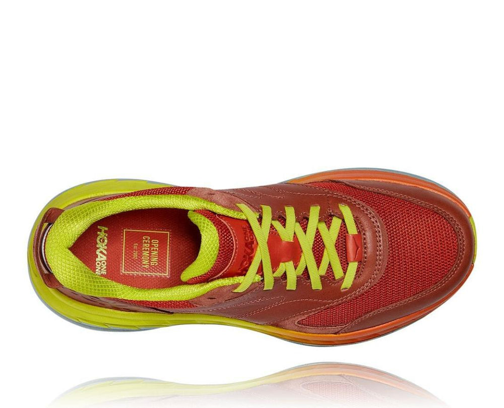 Men/Women Road Running | HOKA ONE ONE All Gender Bondi L Auburn / Chili