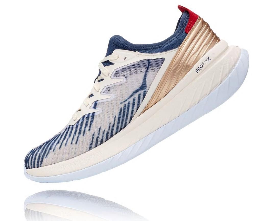 Men/Women Road Running | HOKA ONE ONE All Gender Carbon X-SPE Tofu / White