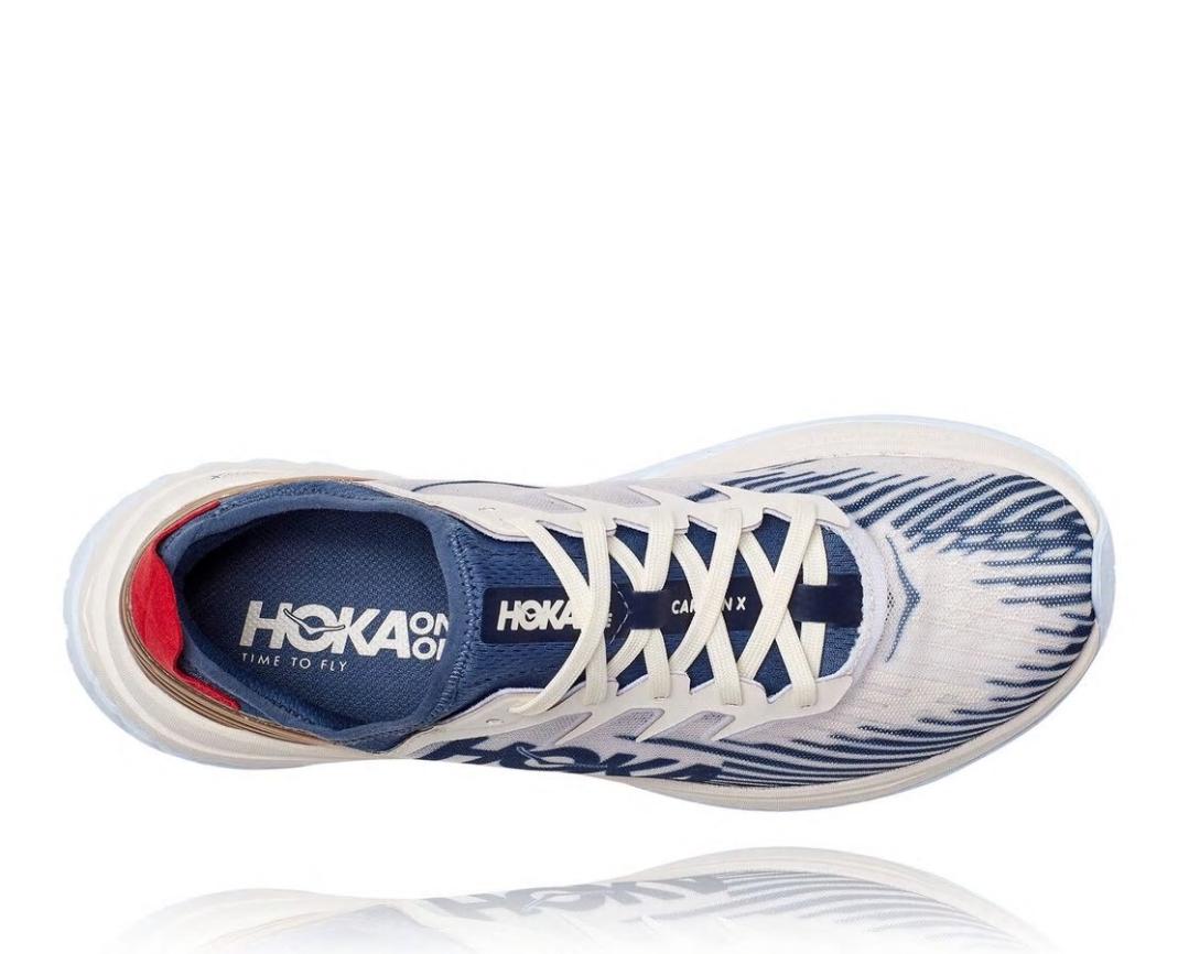 Men/Women Road Running | HOKA ONE ONE All Gender Carbon X-SPE Tofu / White