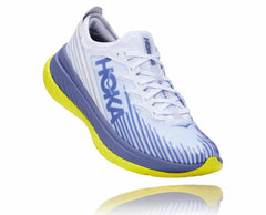 Men/Women Road Running | HOKA ONE ONE All Gender Carbon X-SPE White / Blue Ice