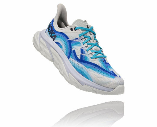 Men/Women Road Running | HOKA ONE ONE All Gender Clifton Edge Geometric Dazzling Blue / Blue Flower