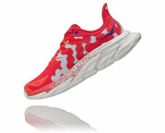 Men/Women Road Running | HOKA ONE ONE All Gender Clifton Edge Geometric Paradise Pink / Blue Flower