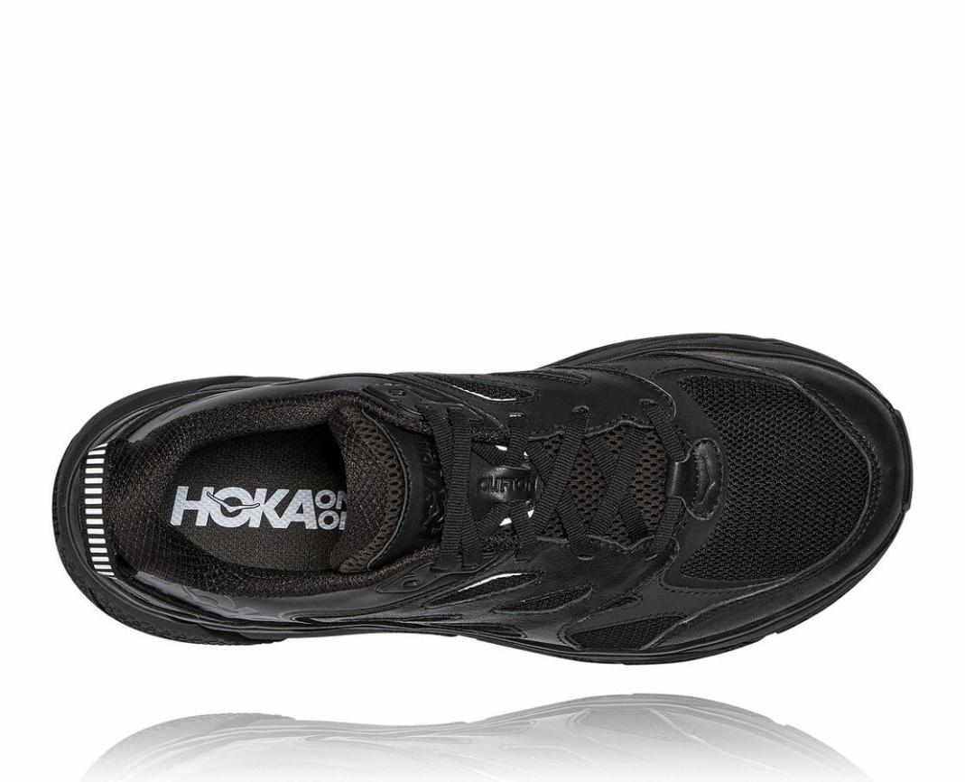 Men/Women Road Running | HOKA ONE ONE All Gender Clifton L Black / Raven
