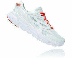 Men/Women Road Running | HOKA ONE ONE All Gender Clifton L Wan Blue / Mandarin Red