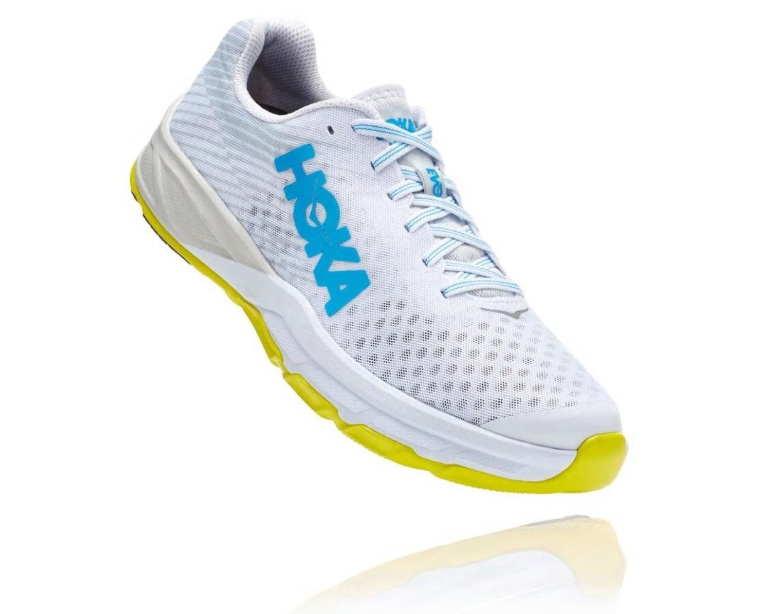 Men/Women Road Running | HOKA ONE ONE All Gender EVO Carbon Rocket Lunar Rock / Citrus