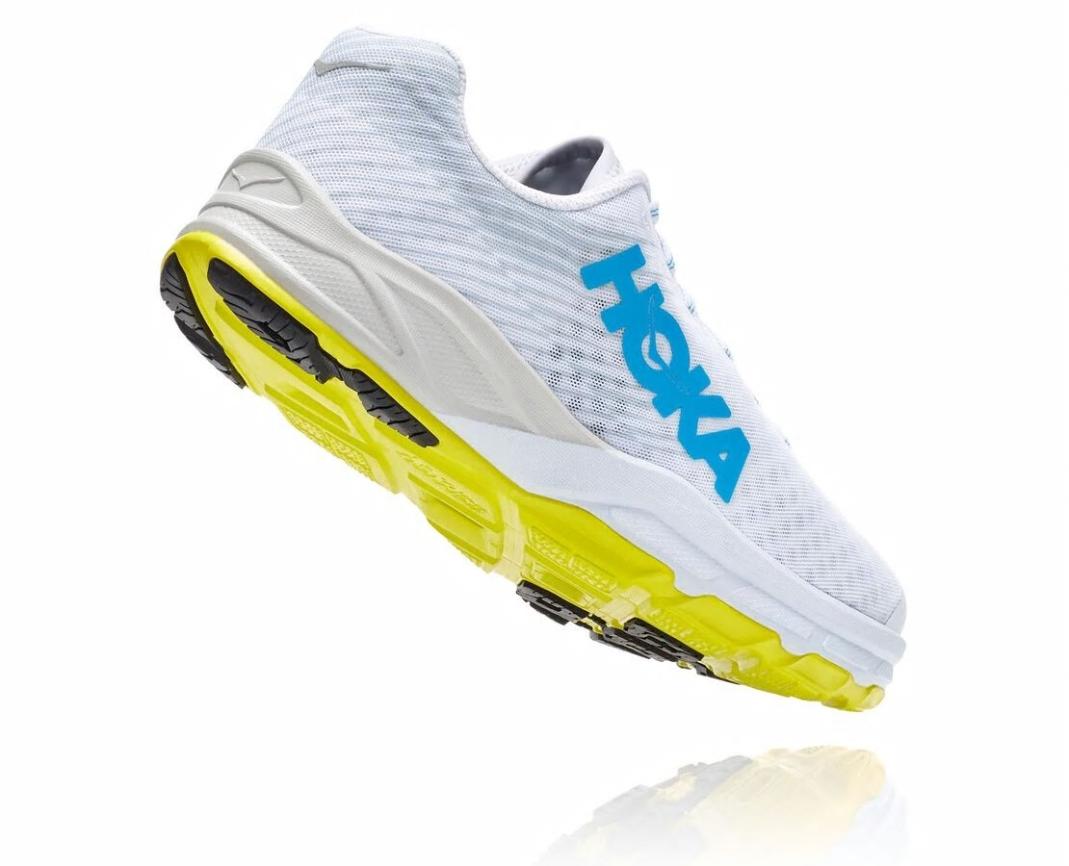 Men/Women Road Running | HOKA ONE ONE All Gender EVO Carbon Rocket Lunar Rock / Citrus