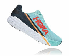 Men/Women Road Running | HOKA ONE ONE All Gender Rocket X Eggshell Blue / Black