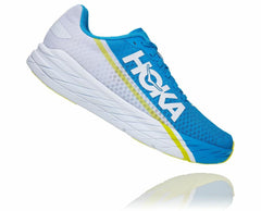 Men/Women Road Running | HOKA ONE ONE All Gender Rocket X White / Diva Blue