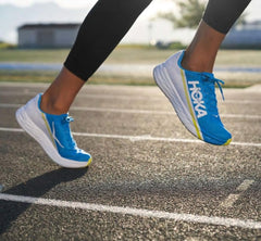 Men/Women Road Running | HOKA ONE ONE All Gender Rocket X White / Diva Blue