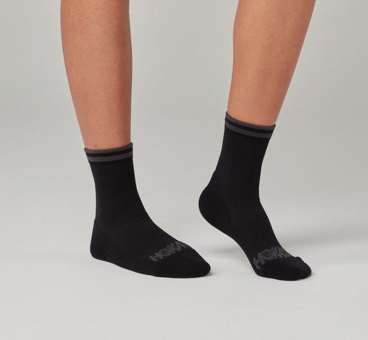 Men/Women Socks | HOKA ONE ONE All Gender Performance Crew Sock Black